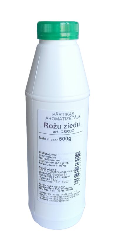 Rožu ziedu pārtikas aromatizētājs 500g