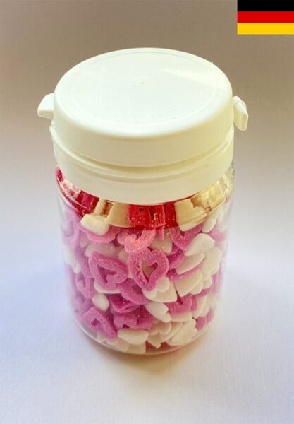 Sirsniņas baltas/violetas 40g