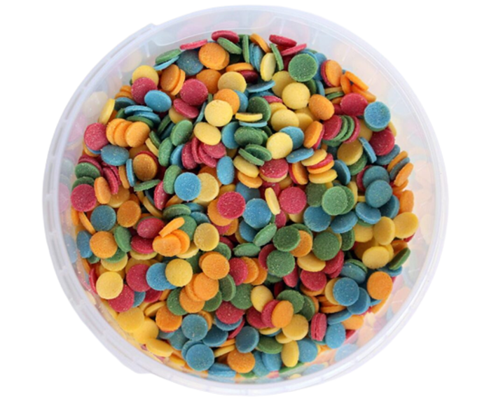 Confetti 6mm 5-colours, 150g
