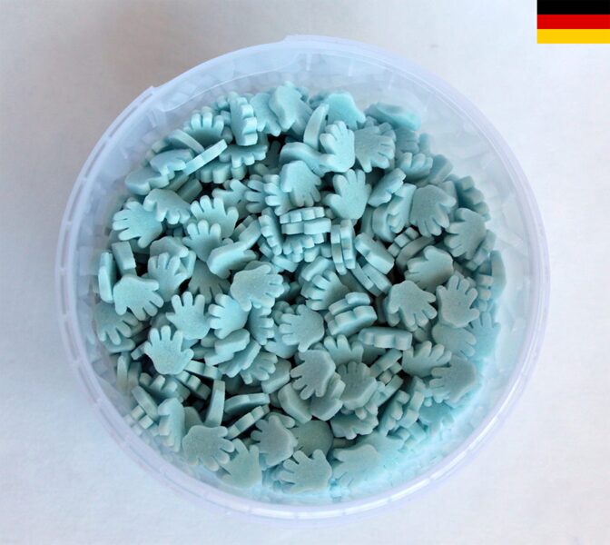 Plaukstiņas zilas 150g