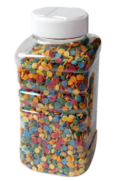 Confetti 6mm 5-colours, 600g