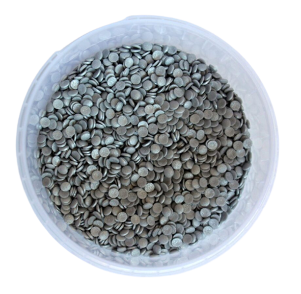 Konfetti sudraba 4mm 150g