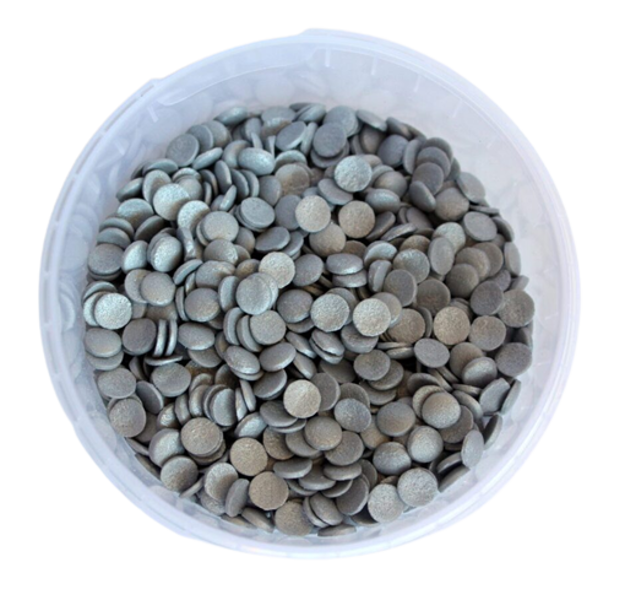 Konfetti sudraba 6mm 150g