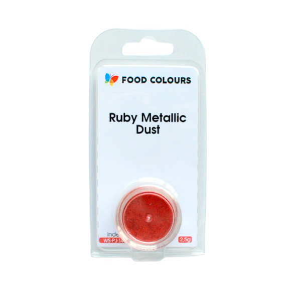 Pulverveida krāsviela Ruby Metallic Dust Rubīna 2.5g