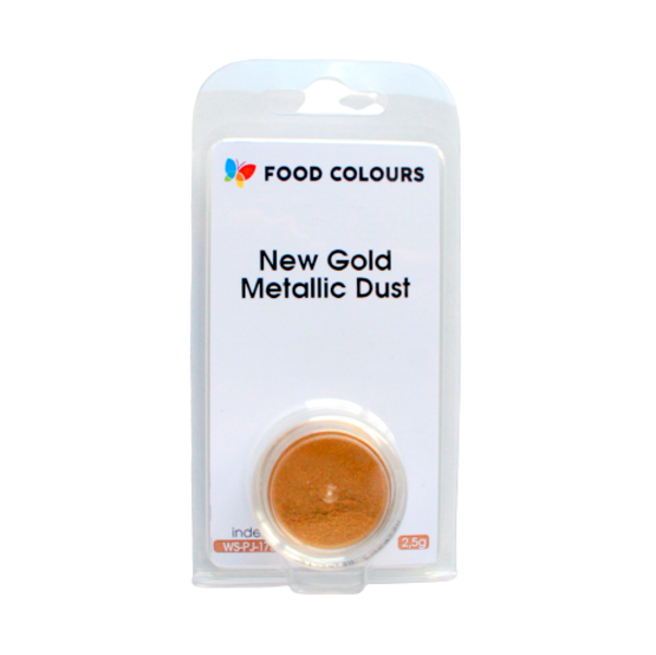Pulverveida krāsviela New Gold Metallic Dust Zelta 2.5g