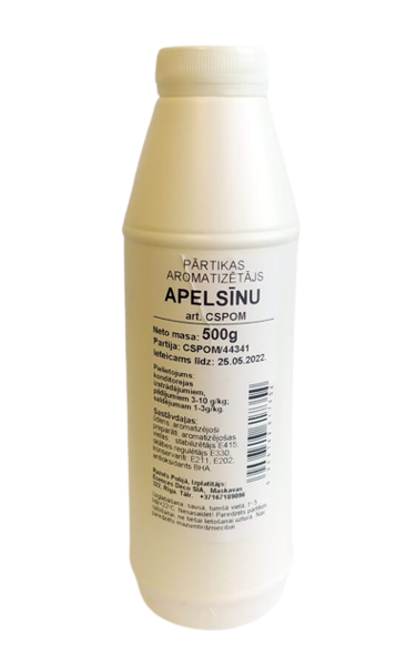 Apelsīnu pārtikas aromatizētājs 500g