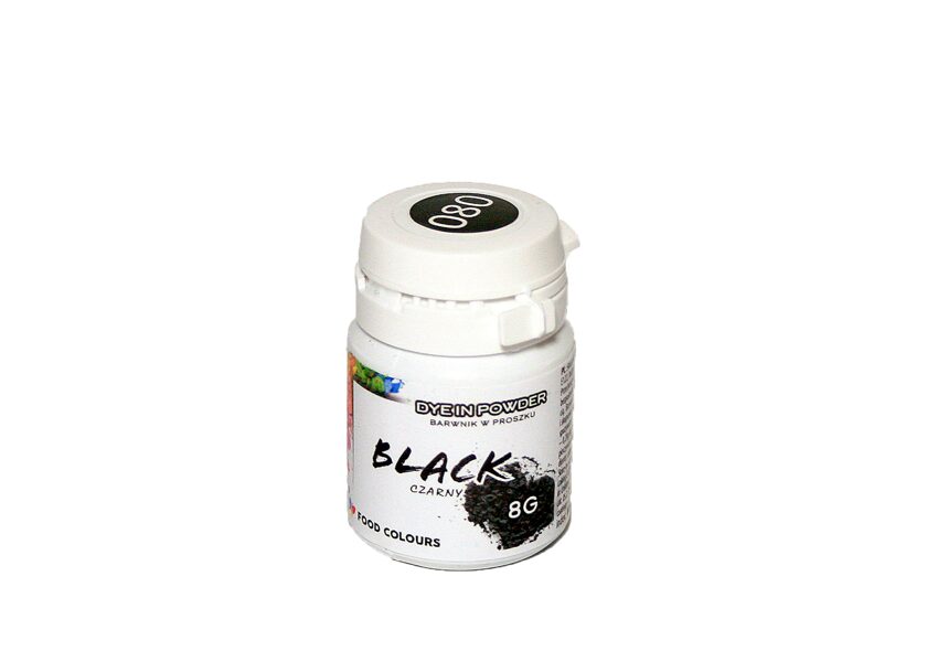 Melna krāsviela pulverī 8g