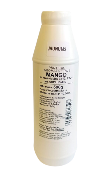 Mango food flavouring with colour 500g