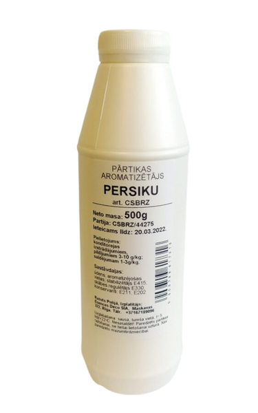 Persiku pārtikas aromatizētājs 500g