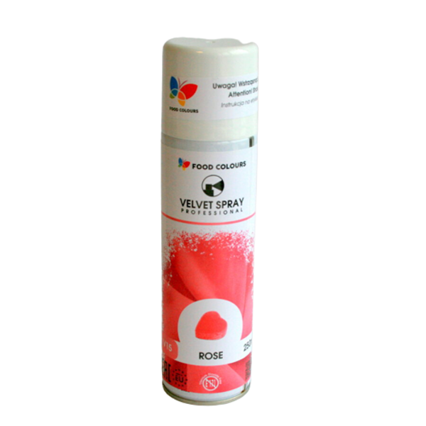 Pink colour aerosol Velvet Spray 250ml